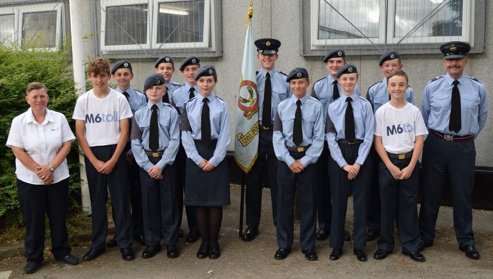 M6toll support RAF cadets with trip to World War One battlefields