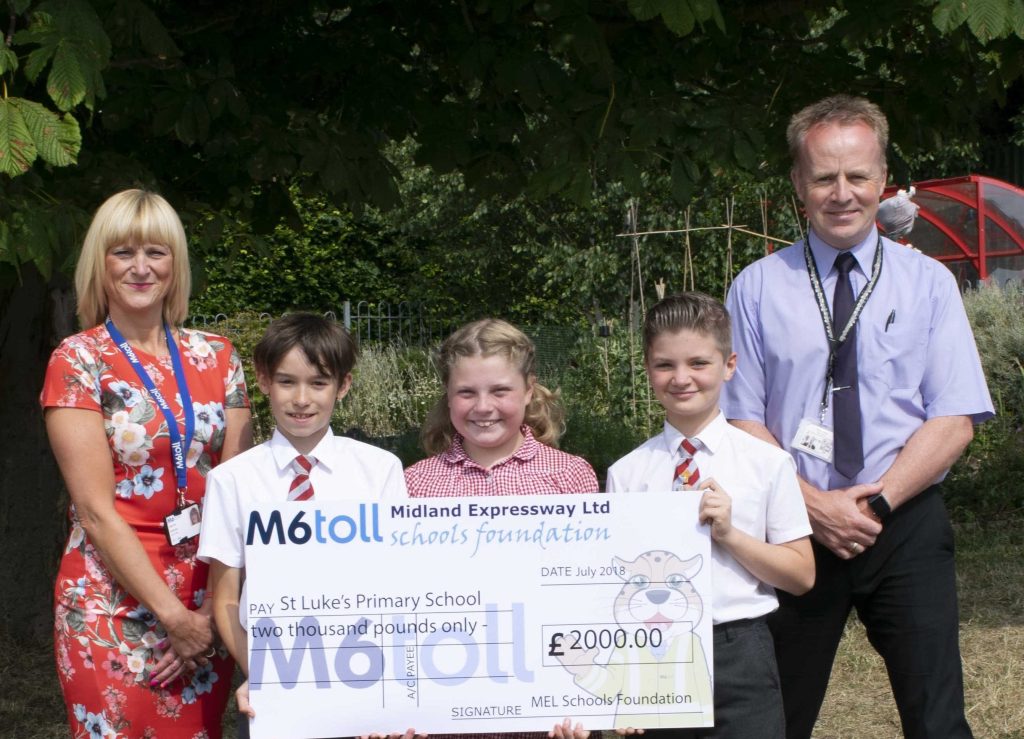 M6toll announce school projects set to benefit from its £6k school initiative