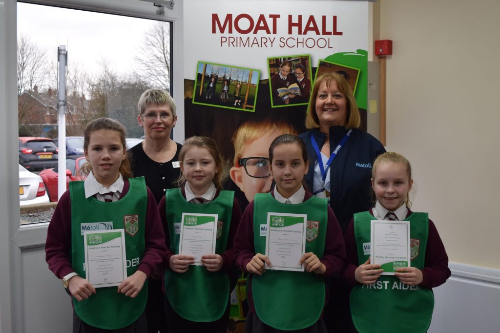 School’s first aid project hailed a success thanks to M6toll