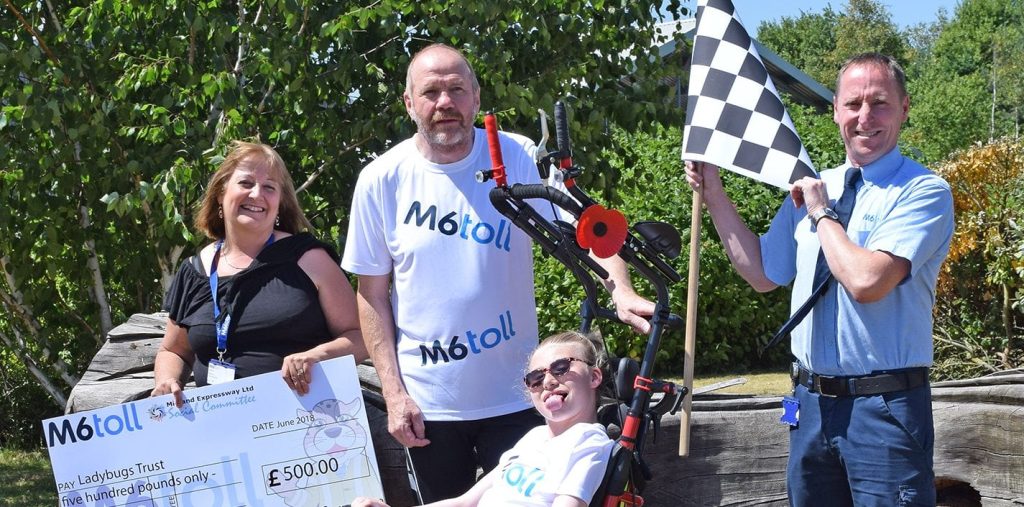 M6toll fund specialist clothing for charity triathlon adventures