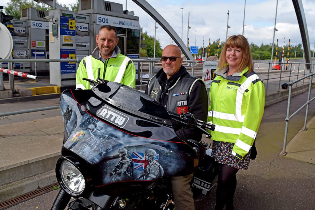 M6toll confirms continued support for Ride to the Wall