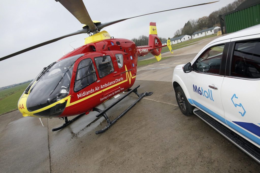 Vote for Midlands Air Ambulance Charity and M6toll’s Lifesaving Partnership
