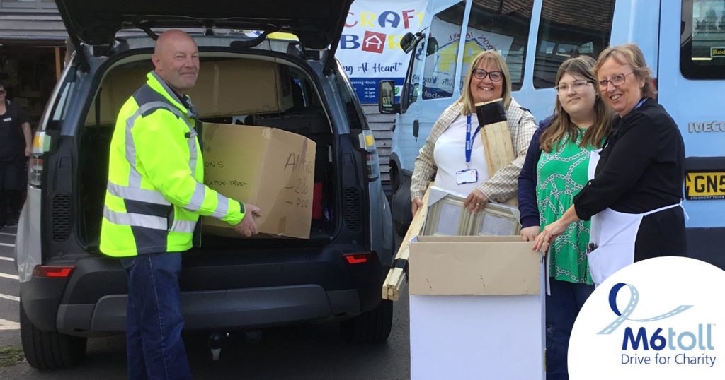 M6toll support local Craft Barn as part of Recycling Week