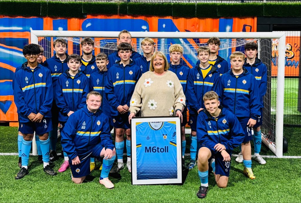 Backing Local Talent: M6toll Proudly supports local Grassroots Football Team