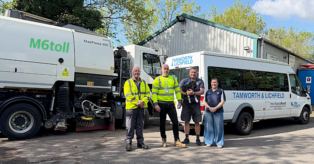 M6toll Supports Tamworth and Lichfield Sea Cadets with Yard Clean‑Up Ahead of Unit Inspection