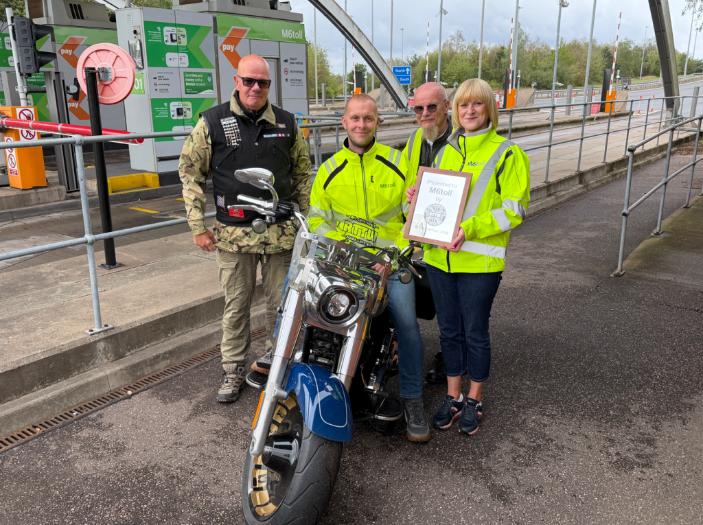 M6toll Marks 19 Years of Support for Ride to the Wall​